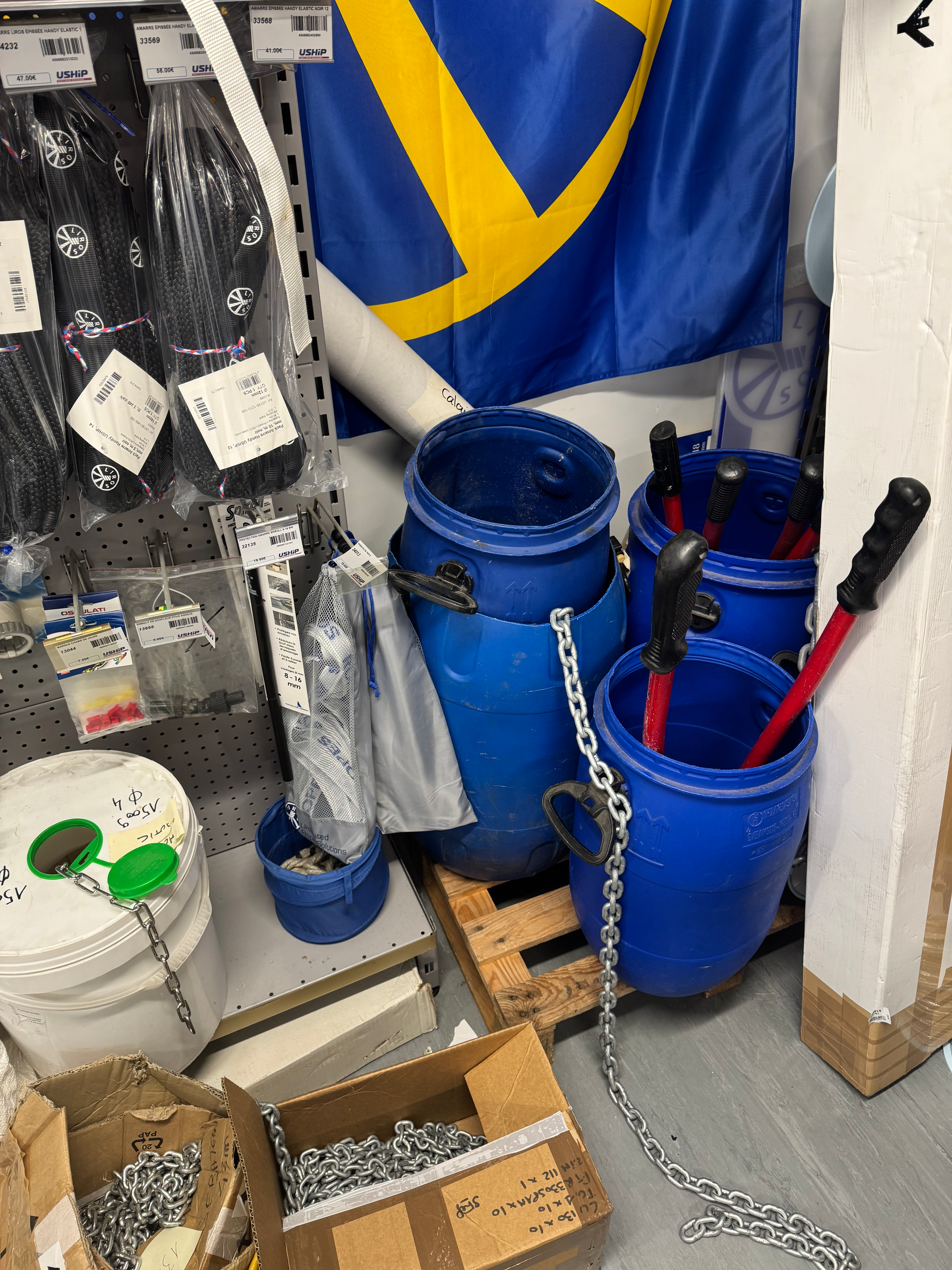 Chaînes et ancrages