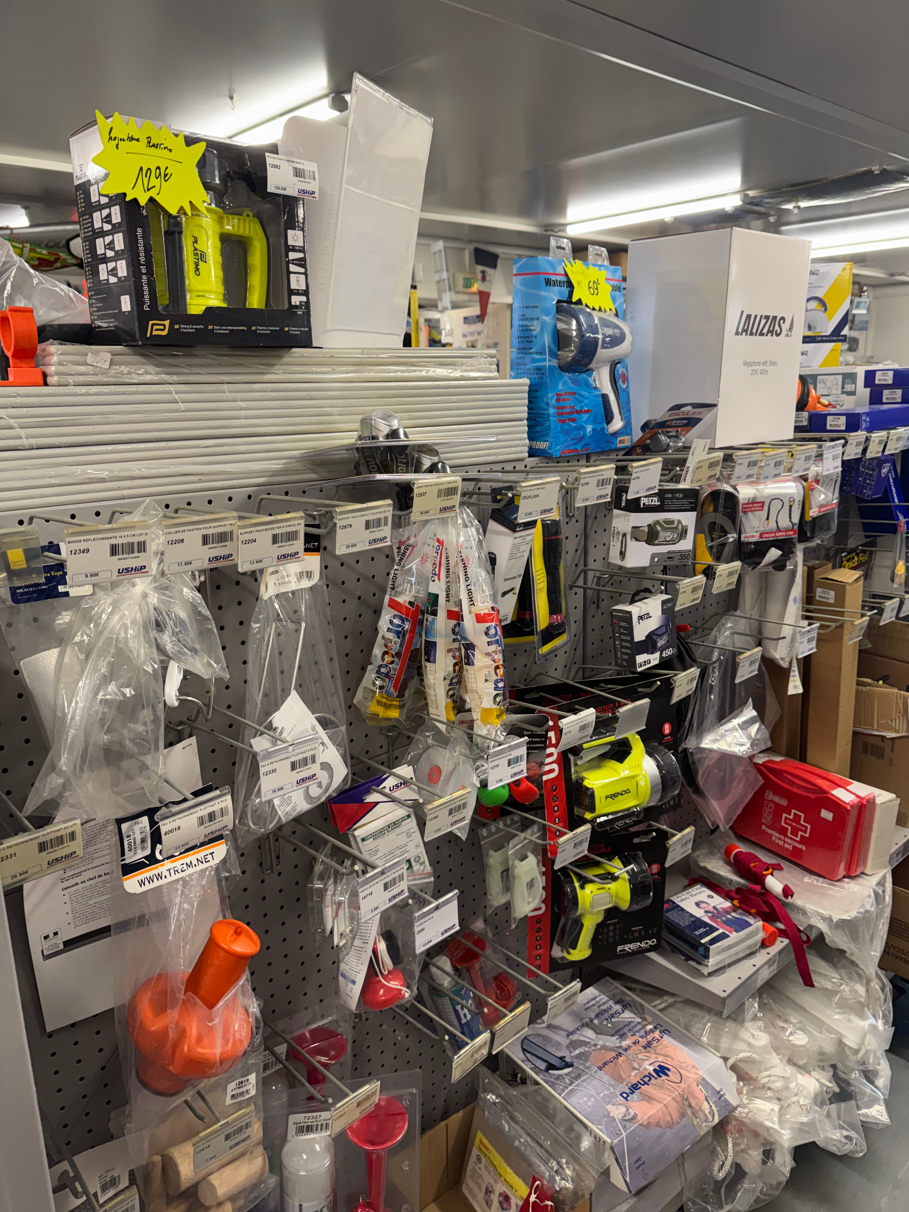 Équipements de sécurité